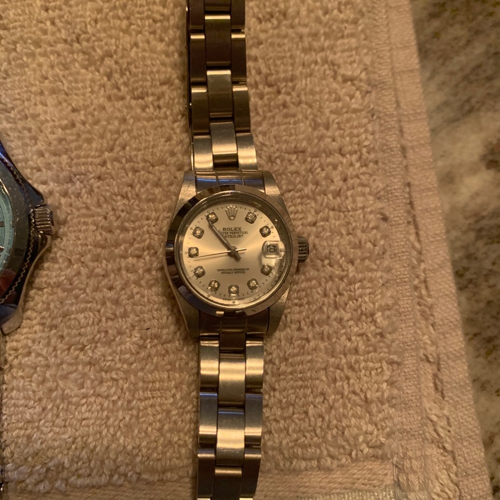 Faux Rolex with crystals